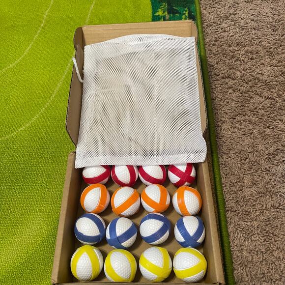GoSports Chip n' Stick Golf Game including 16 grip balls and mat - Picture 2 of 4